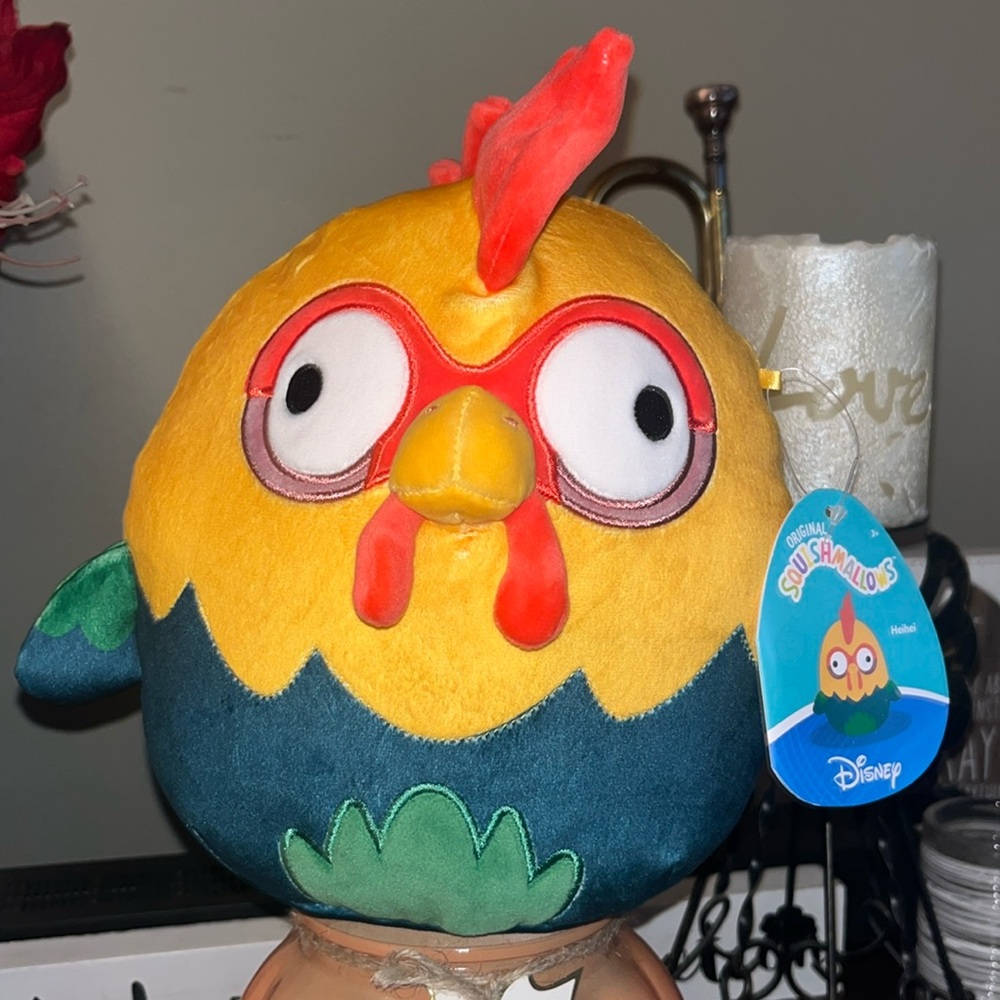 Squishmallows Disney 8 inch Moana's Hei Hei - Ultra Soft Stuffed Plush Toy NWT